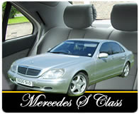 Silver Mercedes S Class